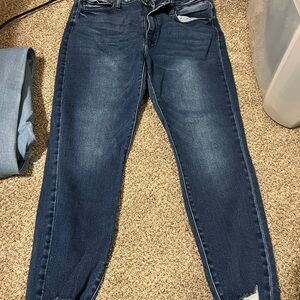 KanCan Deep Indigo Boyfriend Jeans